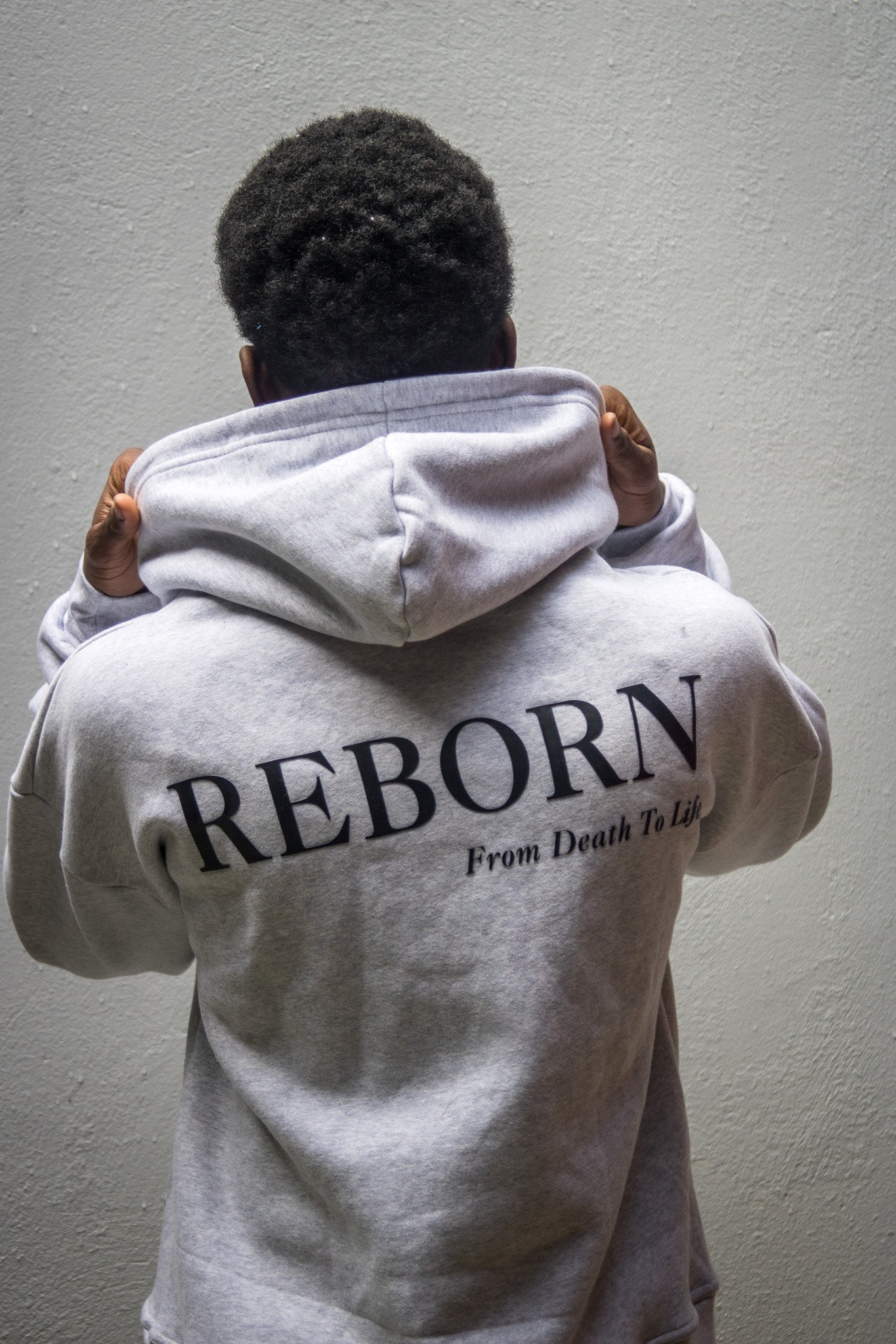 Reborn Zip Hoodie - Grey