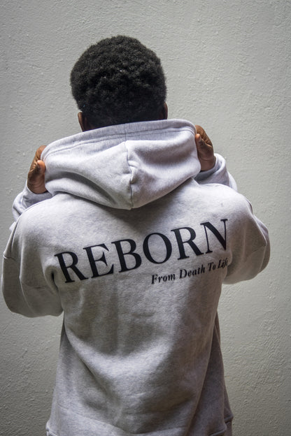 Reborn Zip Hoodie - Grey