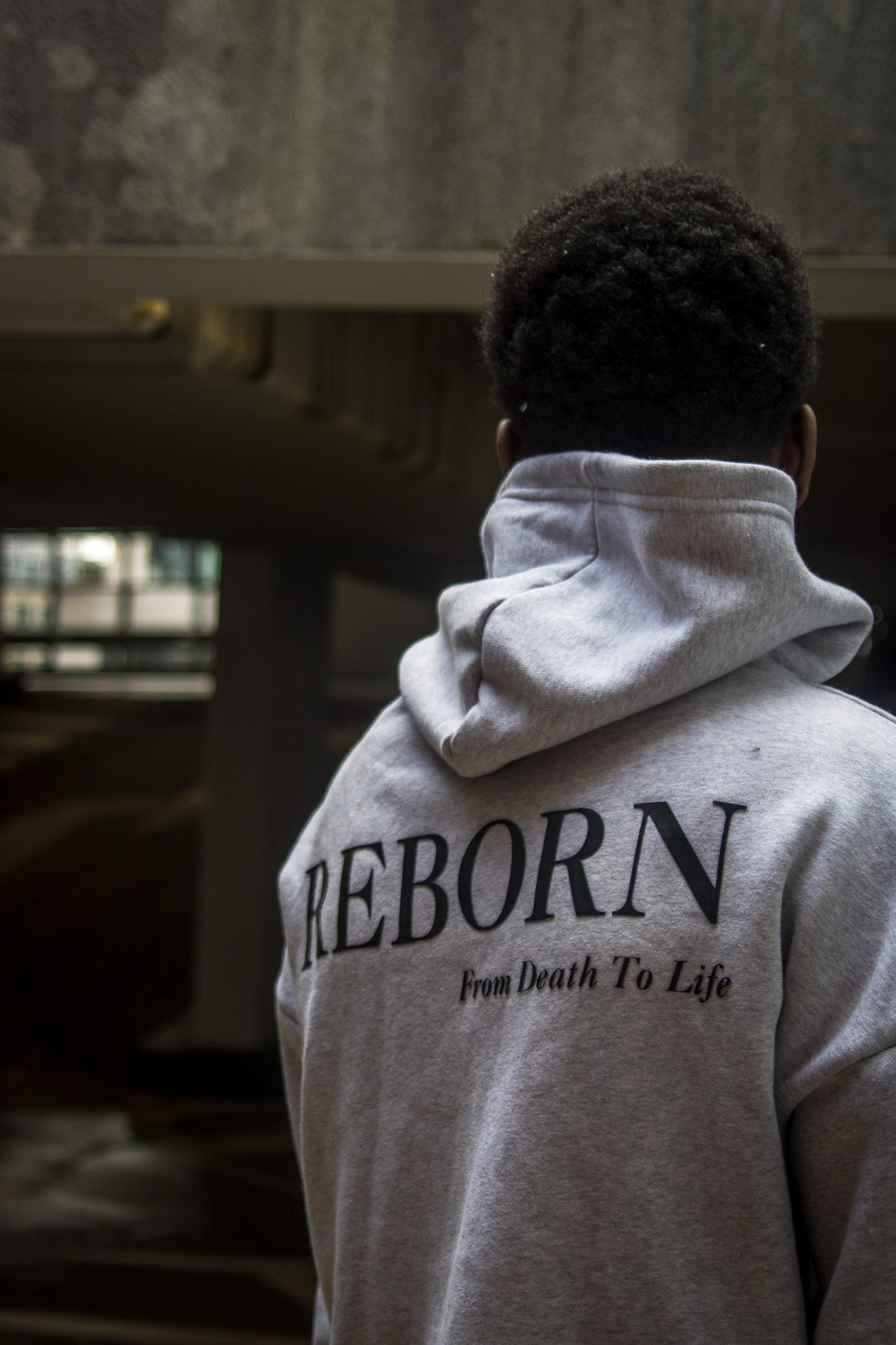 Reborn Zip Hoodie - Grey