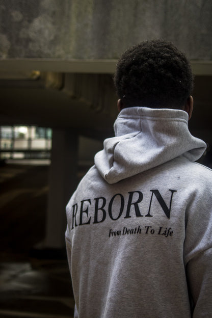Reborn Zip Hoodie - Grey