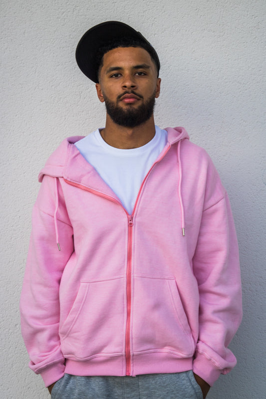 Reborn Zip Hoodie - Pink