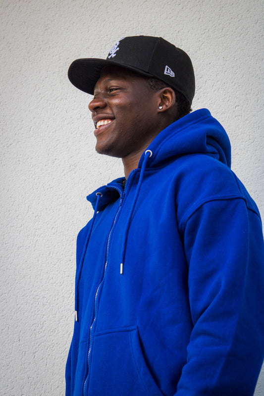 Reborn Zip Hoodie - Blue